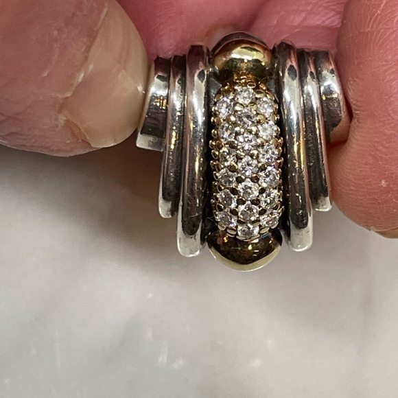 Lagos vintage diamond pendant - Picture 5 of 8